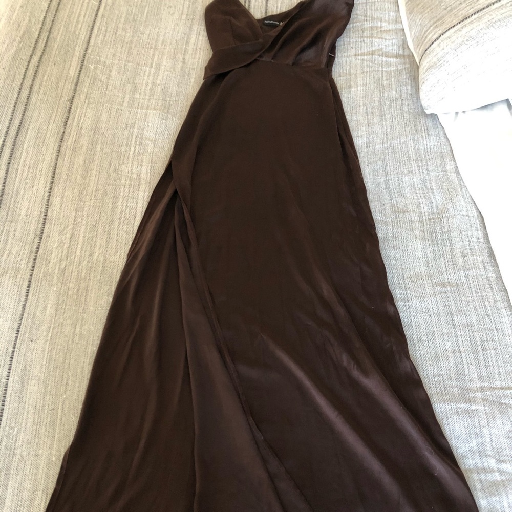Brown maxi dress